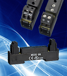 DIN-rail Socket for Input Relay, Cage Clamp