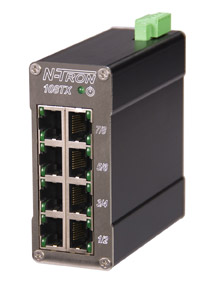 108TX-HV N-Tron High Voltage Industrial Ethernet Switch 8 Port Unmanaged